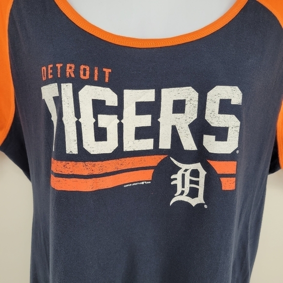 Campus Lifestyle Womens Detroit Tigers  100% Cotton Size 1X - Picture 5 of 9